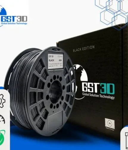 GST3D ASA Grafit fekete (900g - 1,75mm)